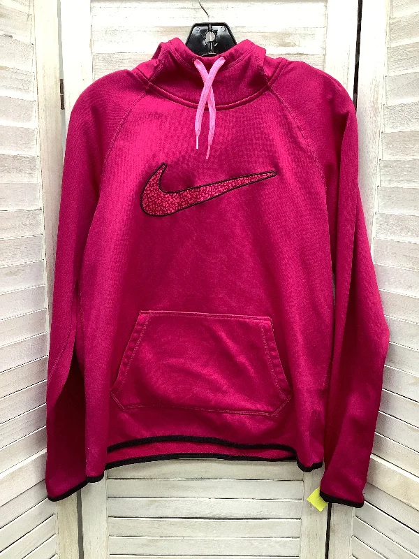 Women's Color Block Sweatshirts-Sweatshirt Hoodie By Nike  Size: M