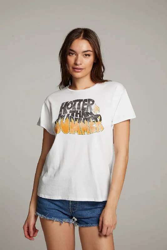 Women's Summer T-Shirts-Hotter Than Summer Tee