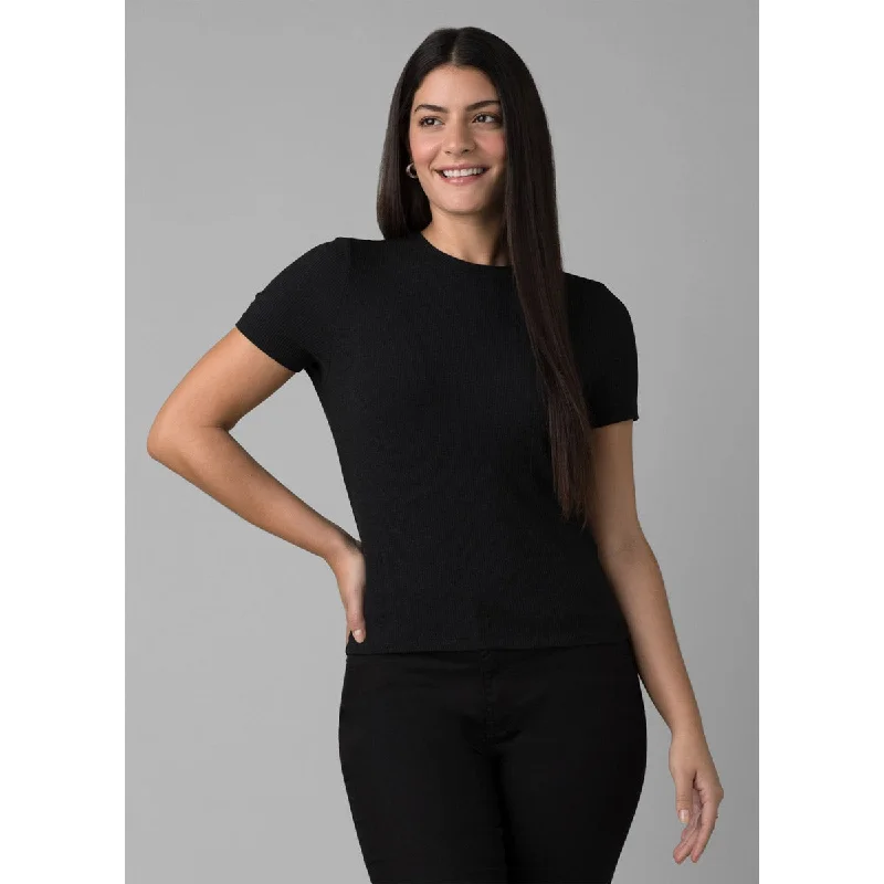 Women's Mesh Panel T-Shirts-Women's Foundation Rib Tee