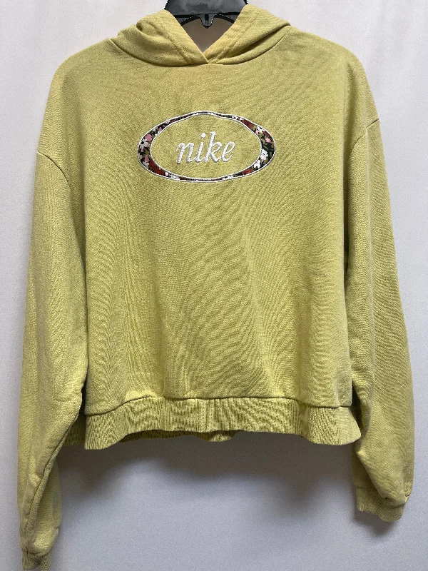 Women's Couture Sweatshirts-Sweatshirt Hoodie By Nike  Size: Xl