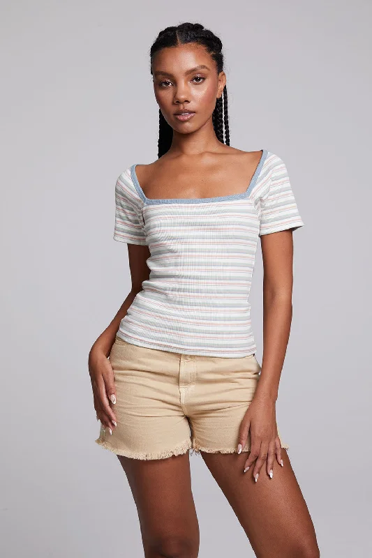 Women's Funny T-Shirts-Sambuco Como Stripe Tee