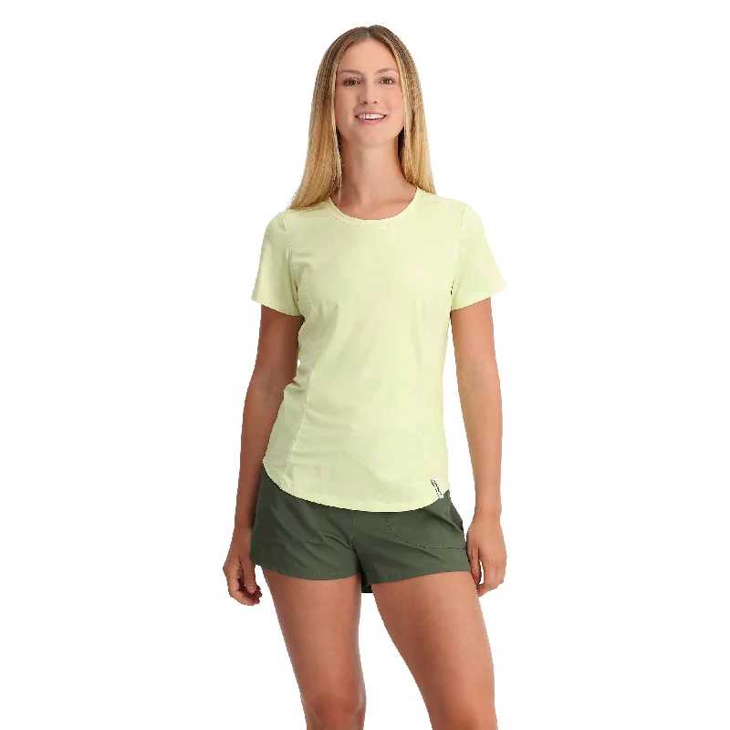 Women's Mesh T-Shirts-Womens Arc Short Sleeve Tech Tee - Spearmint