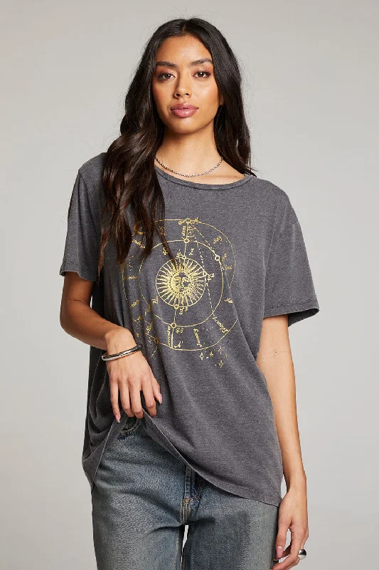 Women's Muscle Fit T-Shirts-Astrology Tee