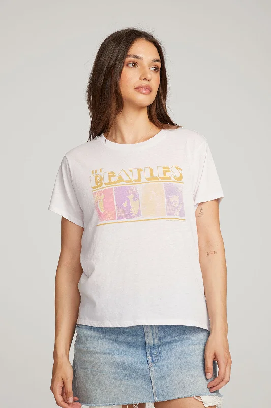 Women's Activewear T-Shirts-The Beatles Retro Beatles Tee