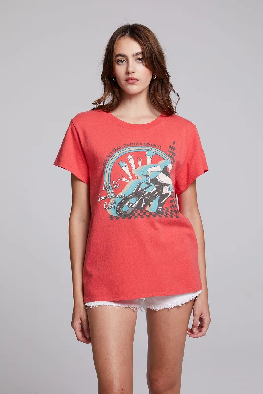 Women's High-Low T-Shirts-Motorcycle Week Tee