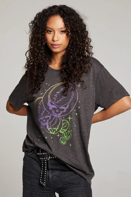 Women's Muscle T-Shirts-Grateful Dead Stealies In Space Tee