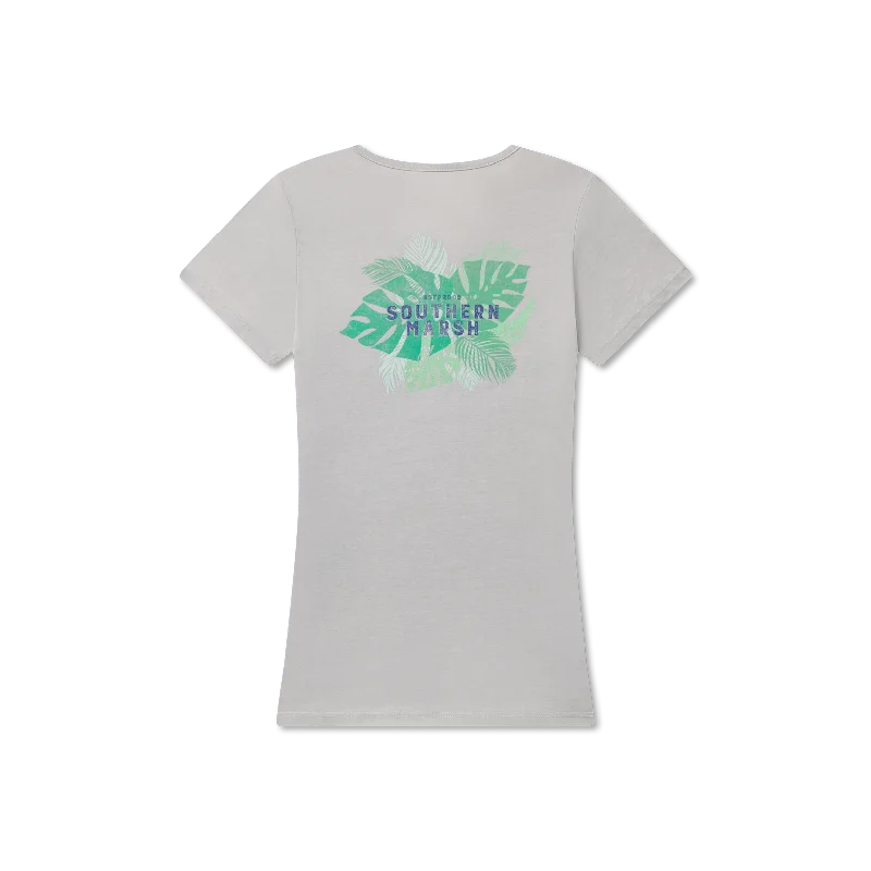 Women's Ombre T-Shirts-SEAWASH™ Tropical Crewneck Tee