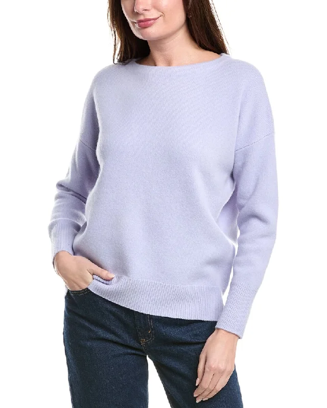 Women's High-Waisted A-Line Pullovers-Vince Wool & Cashmere-Blend Sweater