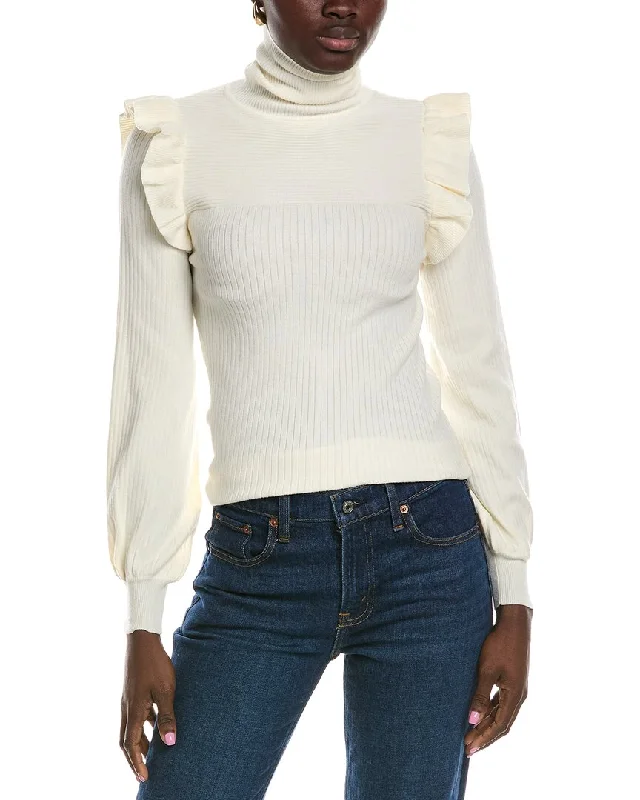 Women's Hooded Pullovers-Brook + Lynn Turtleneck Sweater