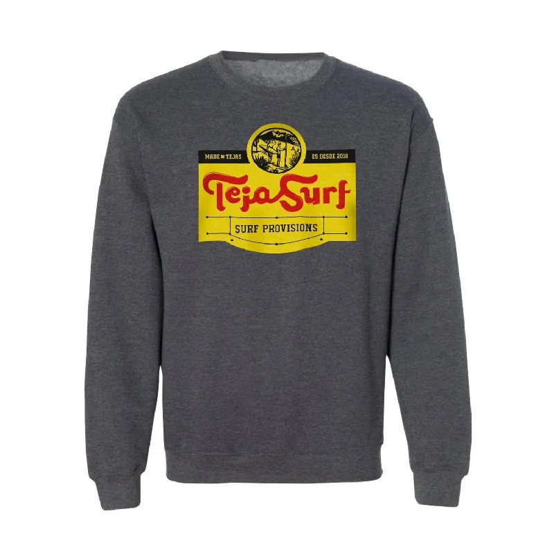 Women's V-Neck Pullovers-Chico Crewneck In Charcoal