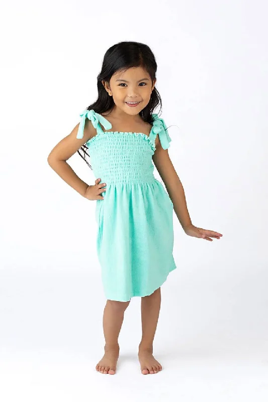 Smocked Terry Dress