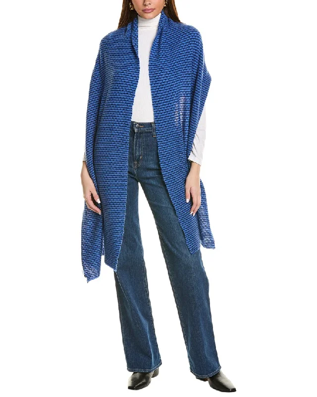 Women's Textured Pencil Pullovers-Portolano Cashmere Wrap