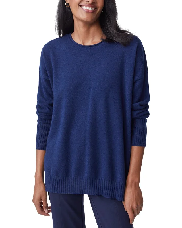 Women's Relaxed Fit Pullovers-J.McLaughlin Yvette Cashmere Sweater