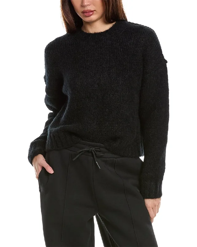 Women's Thermal Pencil Pullovers-Sweaty Betty Boucle Alpaca & Mohair-Blend Sweater