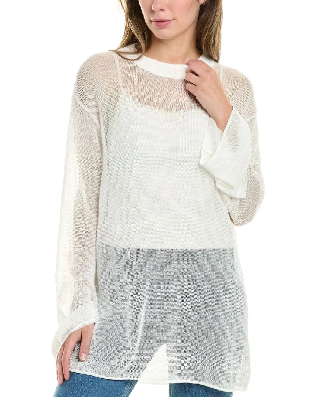 Women's Lace Pullovers-WeWoreWhat Oversized Knit Sweater