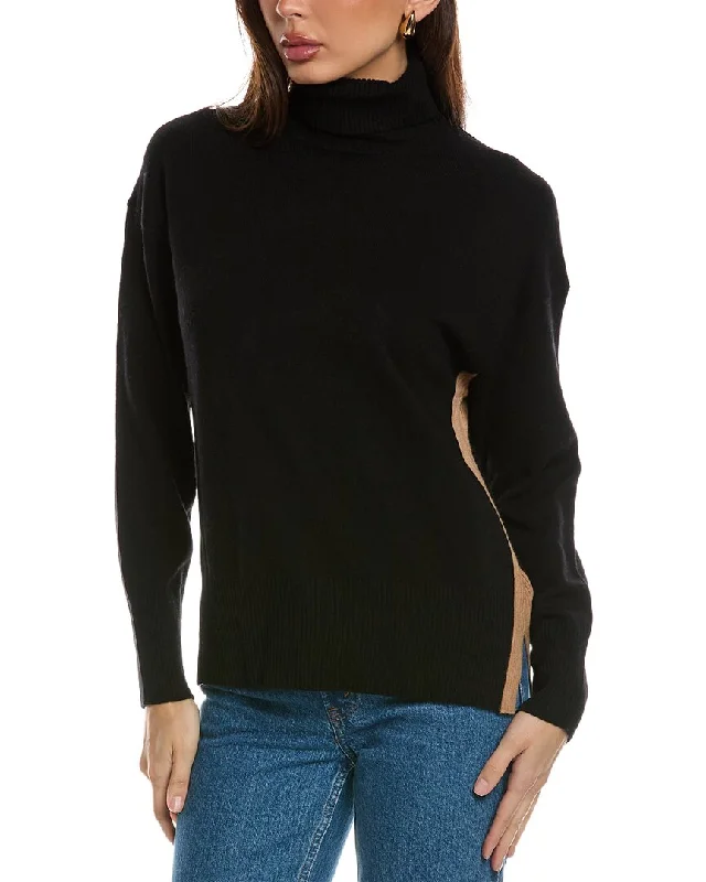 Women's Tulle Ruffle Pullovers-Reiss Alexis Wool & Cashmere-Blend Sweater