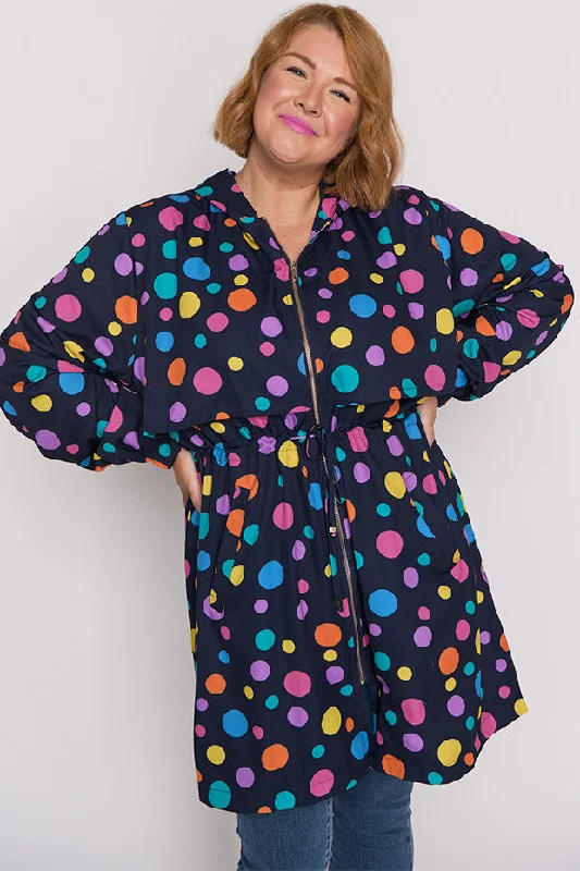 Women's Applique Jackets-Amazonia Coin Spots Jacket