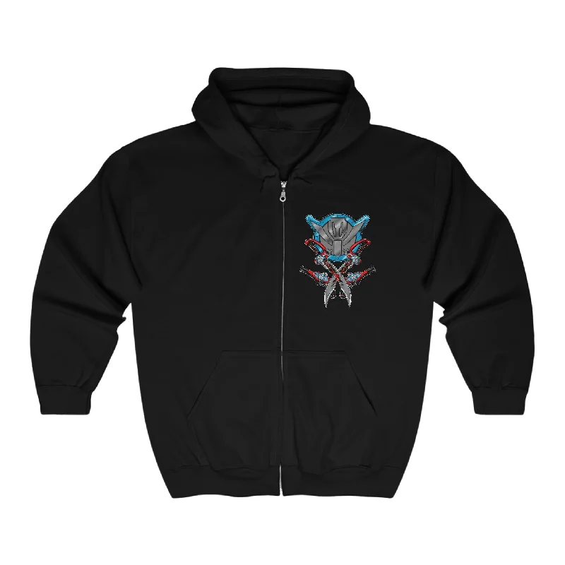 Women's Statement Hoodies-Gokaiger Full Zip Hoodie