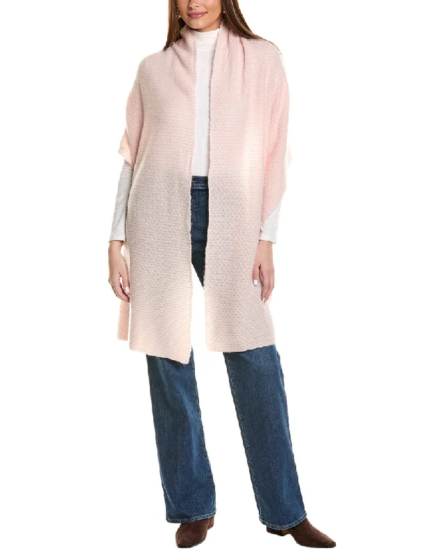 Women's Textured A-Line Pullovers-Portolano Cashmere Wrap