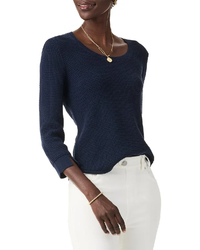 Women's Shimmer Pencil Pullovers-NIC+ZOE Chill Out Sweater