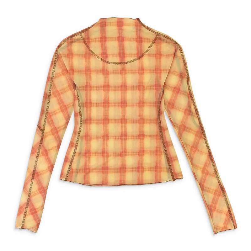 Women's UV Protection Pullovers-HALCYON RED YELLOW SWEATER