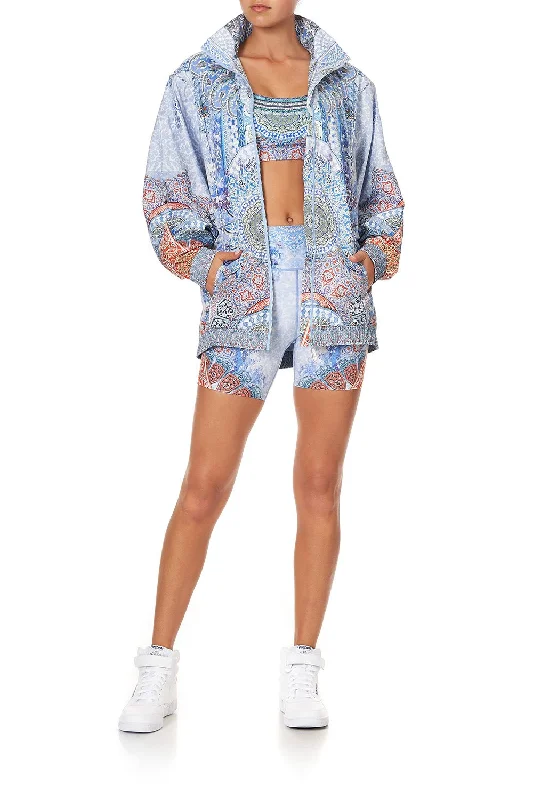 Women's Blazers-ZIP FRONT WINDBREAKER CONCUBINE REALM