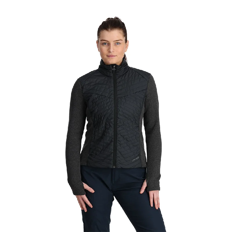 Women's Silk Pencil Pullovers-Womens Pursuit - Black