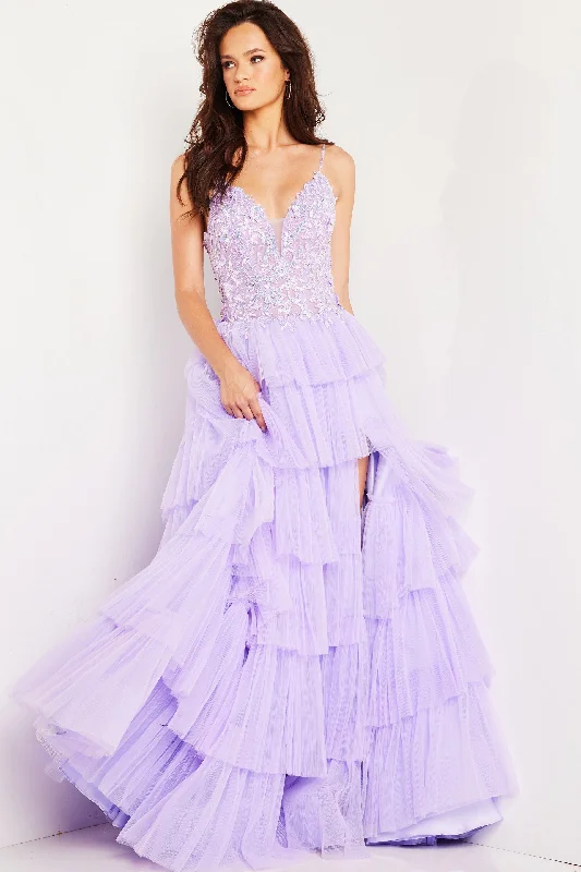 Women's Casual Strapless Dresses-Jovani 37190