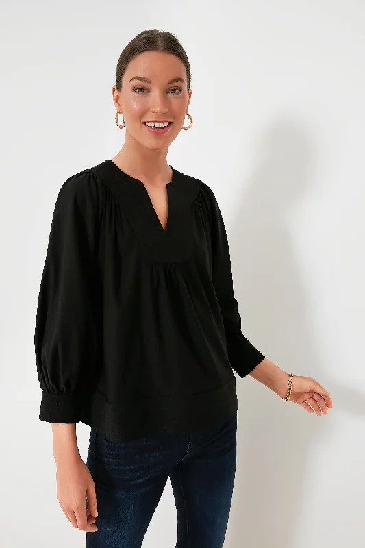 Black Koa Blouse