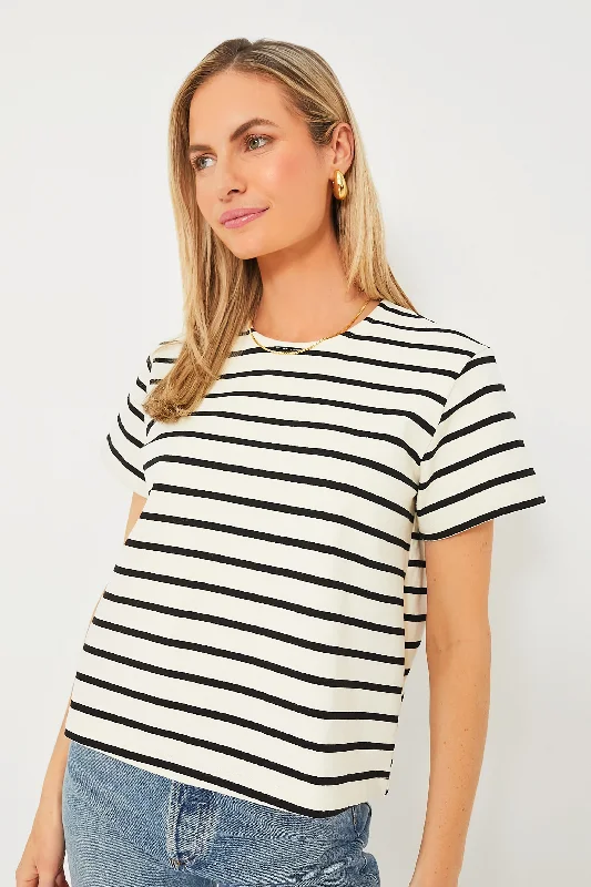 Black Stripe Lucie Tee