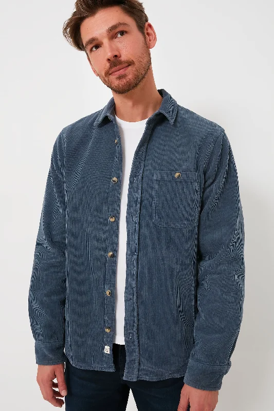 Light Indigo Max Broken In Corduroy Overshirt