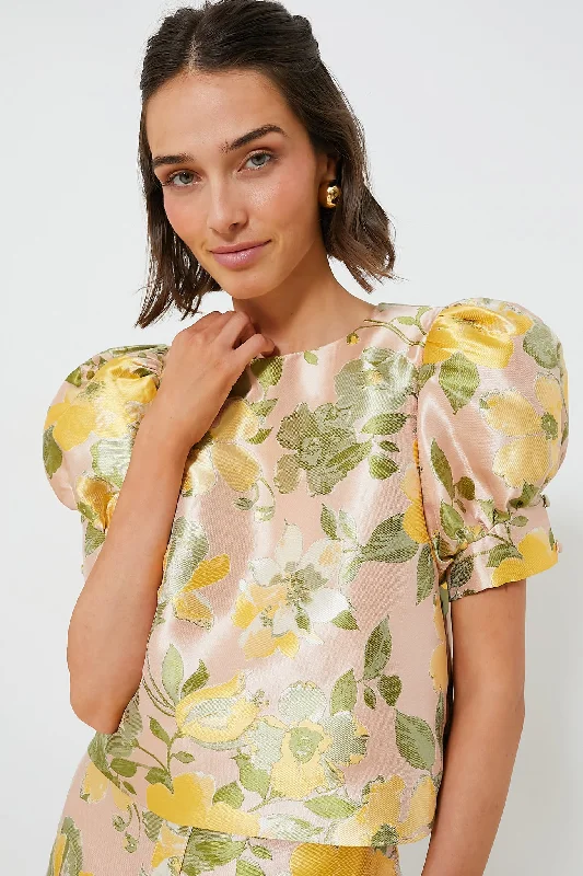 Lotus Jacquard Thea Blouse