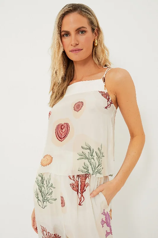 Nautilus Cream Lily Top