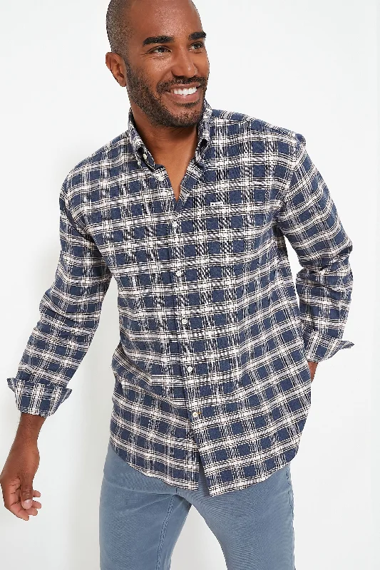 Navy Snowcap Tailored Shirt