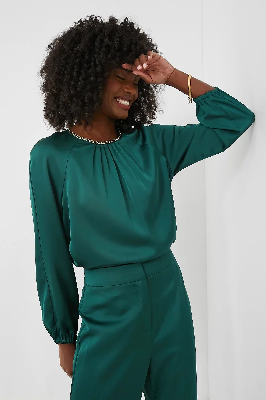 Rainforest Green Adah Blouse