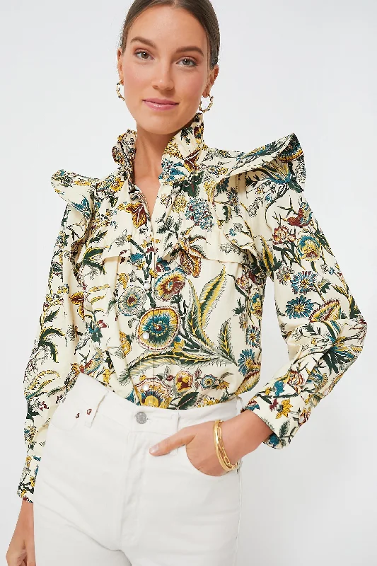 Sharp Floral Winnie Blouse