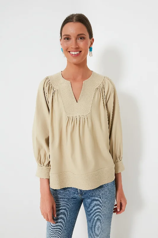 Tan Koa Blouse