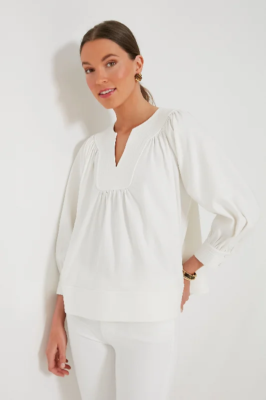 White Koa Blouse