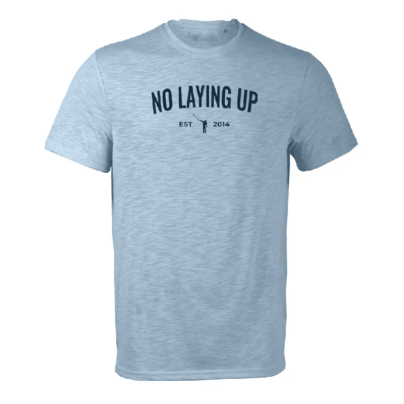 Women's Fitted T-Shirts-NLU Collegiate T-Shirt by Levelwear | Light Blue