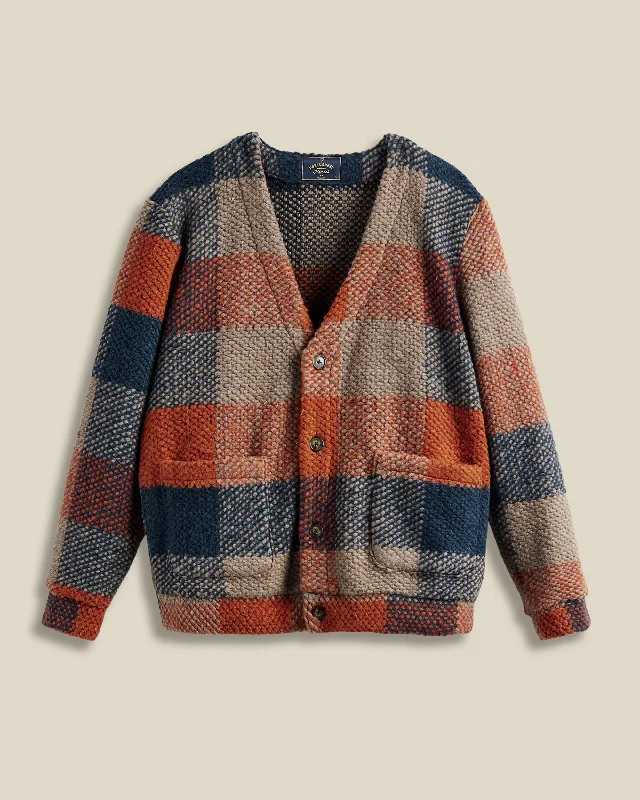 Women's Insulated Pleated Cardigans-Quintal Cardigan - Clay