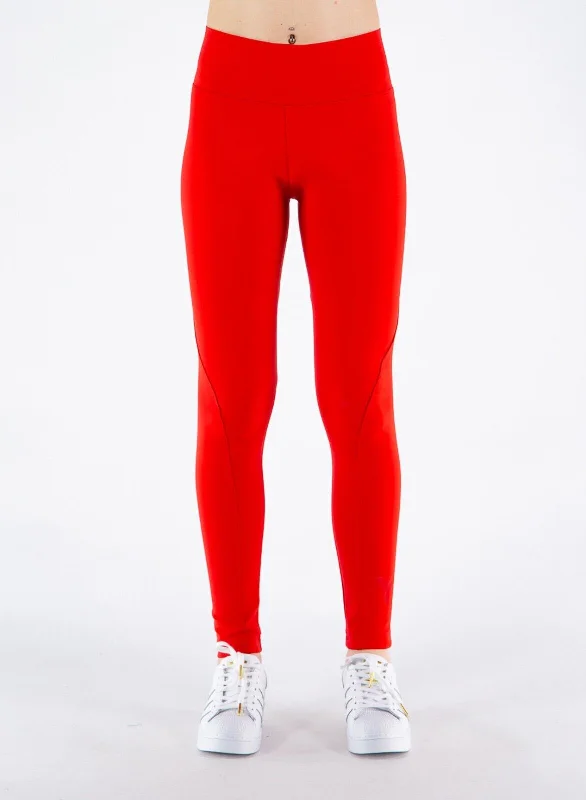 Women's Artistic Print Pants-Adidas Y-3 Classic GV2801 Tight Leggings Women's Scarlet Stretch Slim Fit APP381