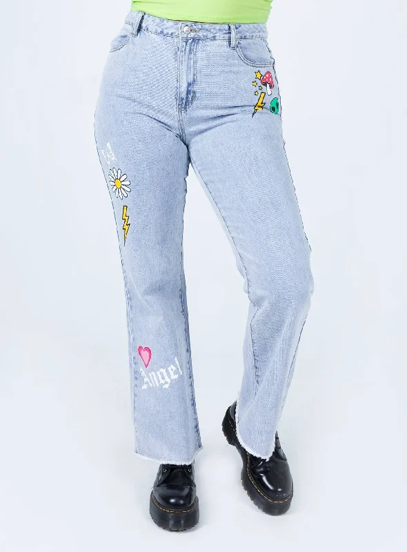 Women's Date Night Pants-All The Emotions Denim Jeans