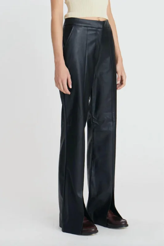 Women's Culotte Pants-Beat Pant In Black