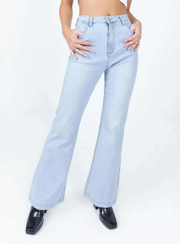 Women's Work Pants-Better With You Jeans Light Wash Denim