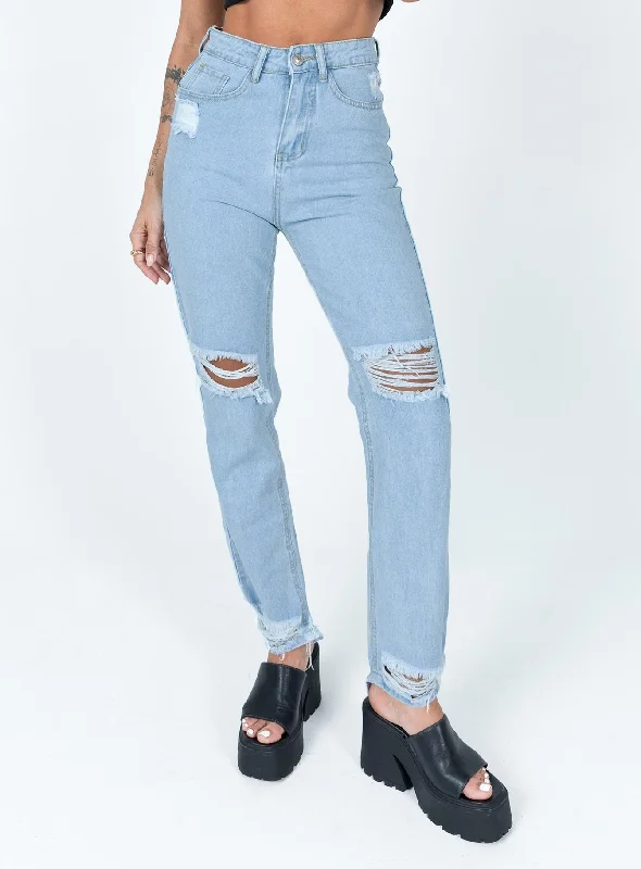 Women's Petite Pants-Camile Jean Denim