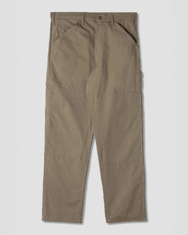 Women's Neon Pants-Double Knee Painter Pant (Khaki Ripstop)