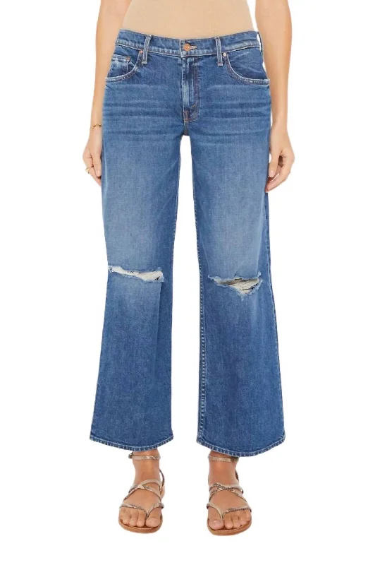 Women's Medium Wash Pants-Down Low Spinner Hover Jean In Charming Locals