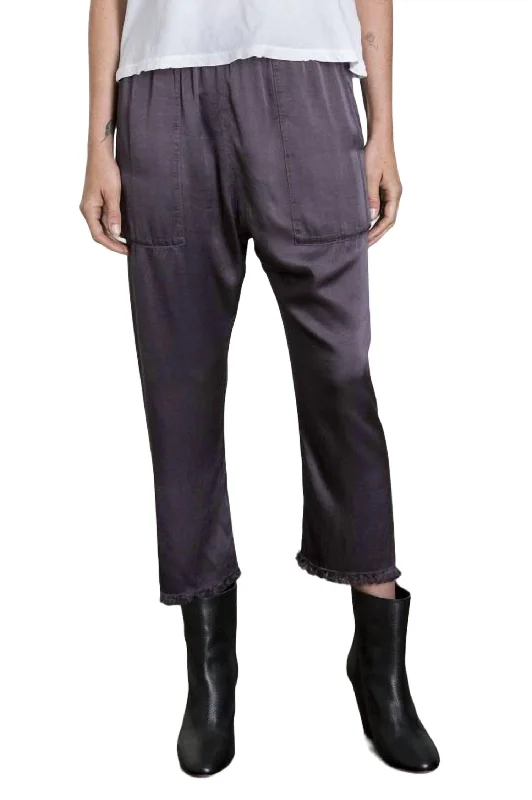 Women's Capri Pants-Erika Drop Pant In Graphite