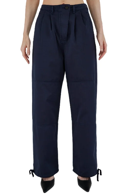 Women's Low Rise Pants-Fayette Cargo Pant In Navy