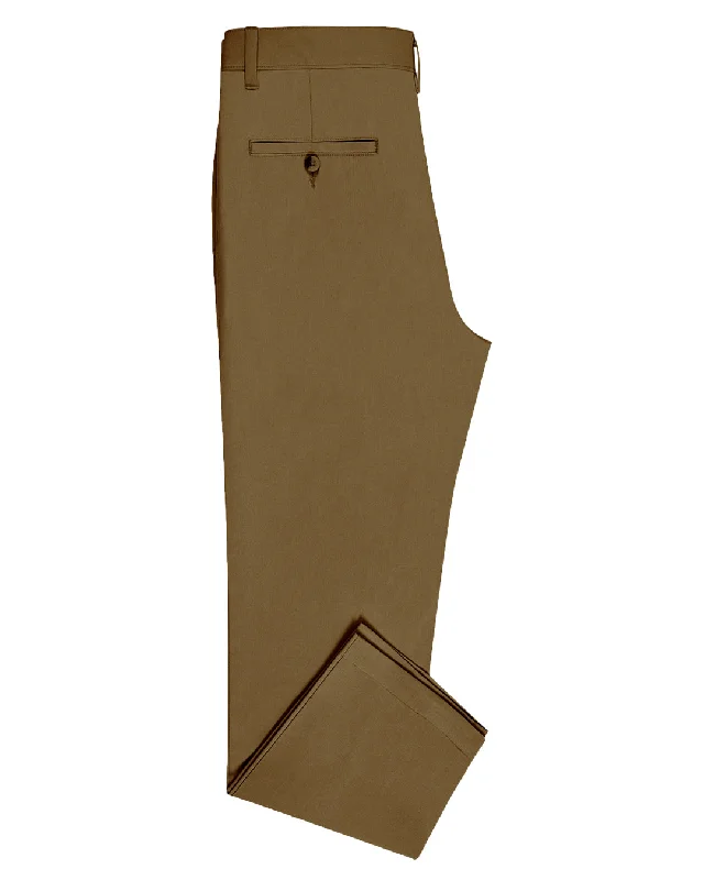 Women's Ripped Pants-Genoa Chino Pant Copper